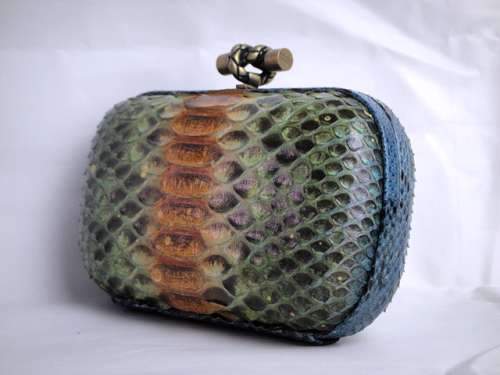 Bottega Veneta Clutches New Knot 8651 orange blue